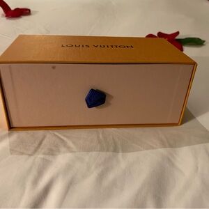 Brand new Louis  Vuitton orange box with string opener for sunglasses, jewelry